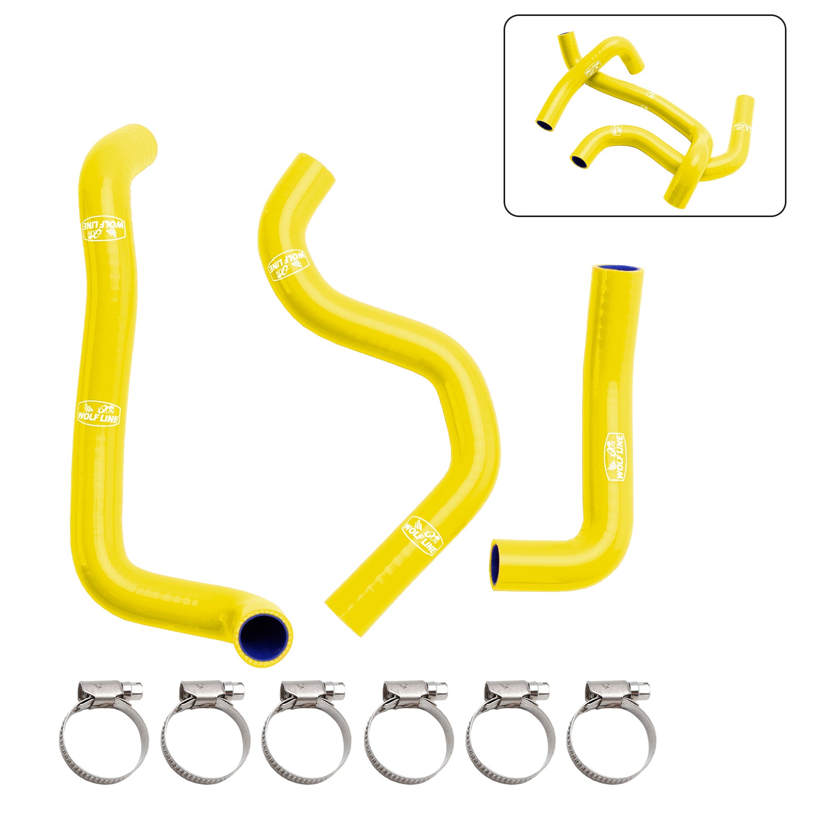 20-22 Street Triple 765 R RS Silicone Radiator Coolant Hose Kit