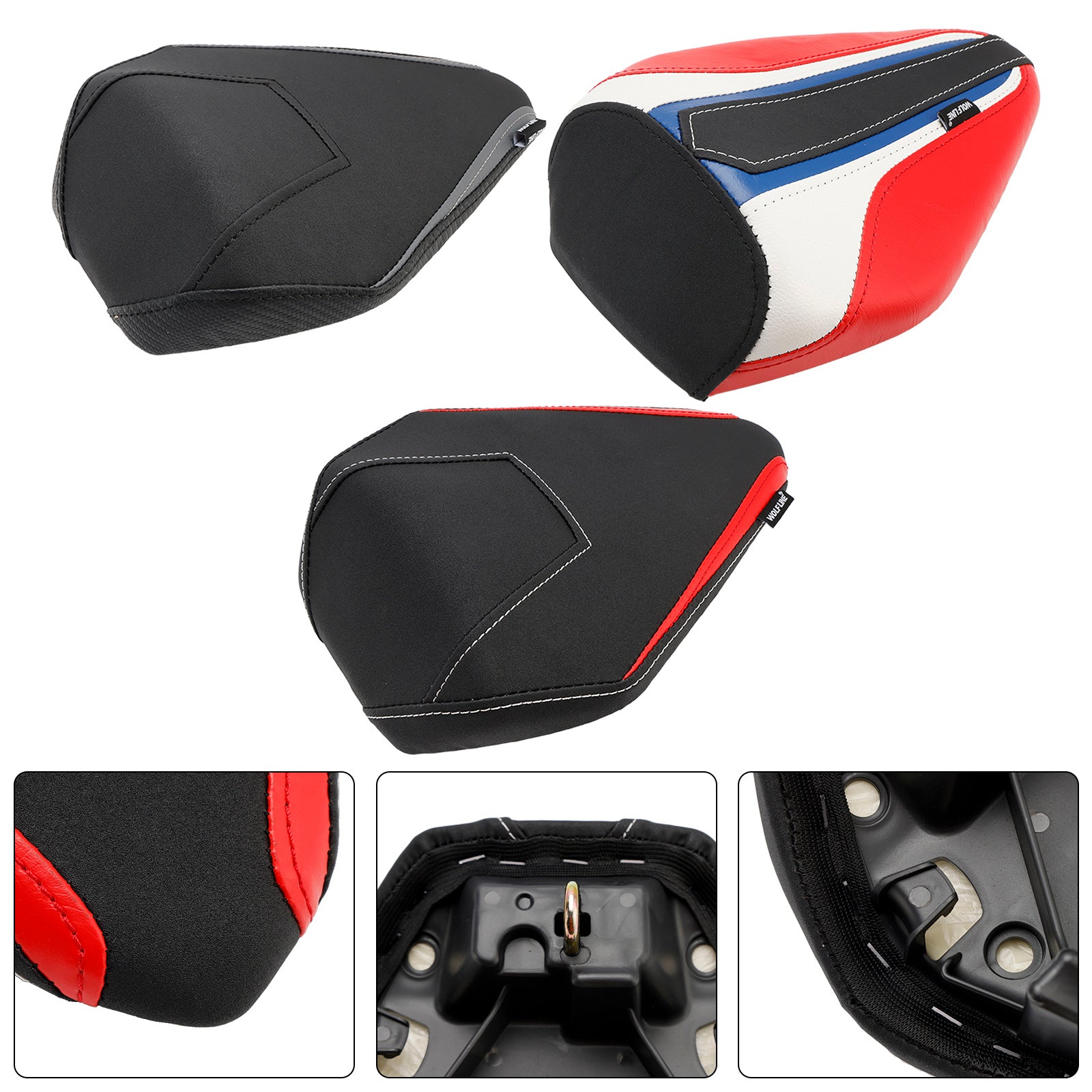 2020-2023 Honda Cbr1000Rr-R Rear Passenger Seat Cushion Pillion Flat Red