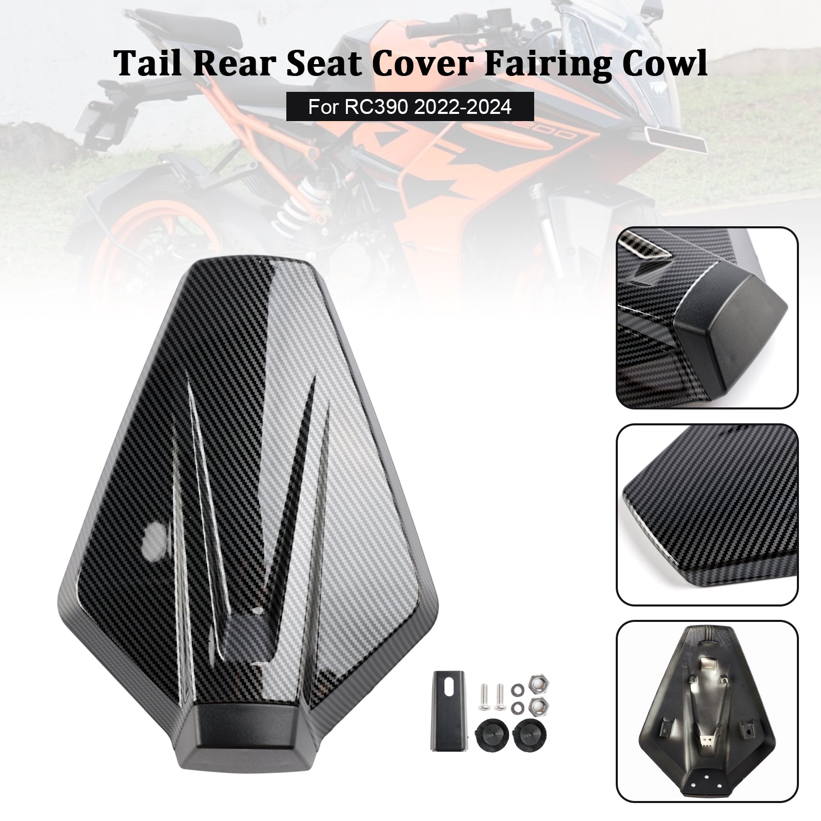 22-24 KTM RC390 Tail Rear Seat Cover Fairing Cowl