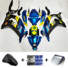 Amotopart Kit carena Monster blu e giallo Kawasaki ZX10R 2016-2020