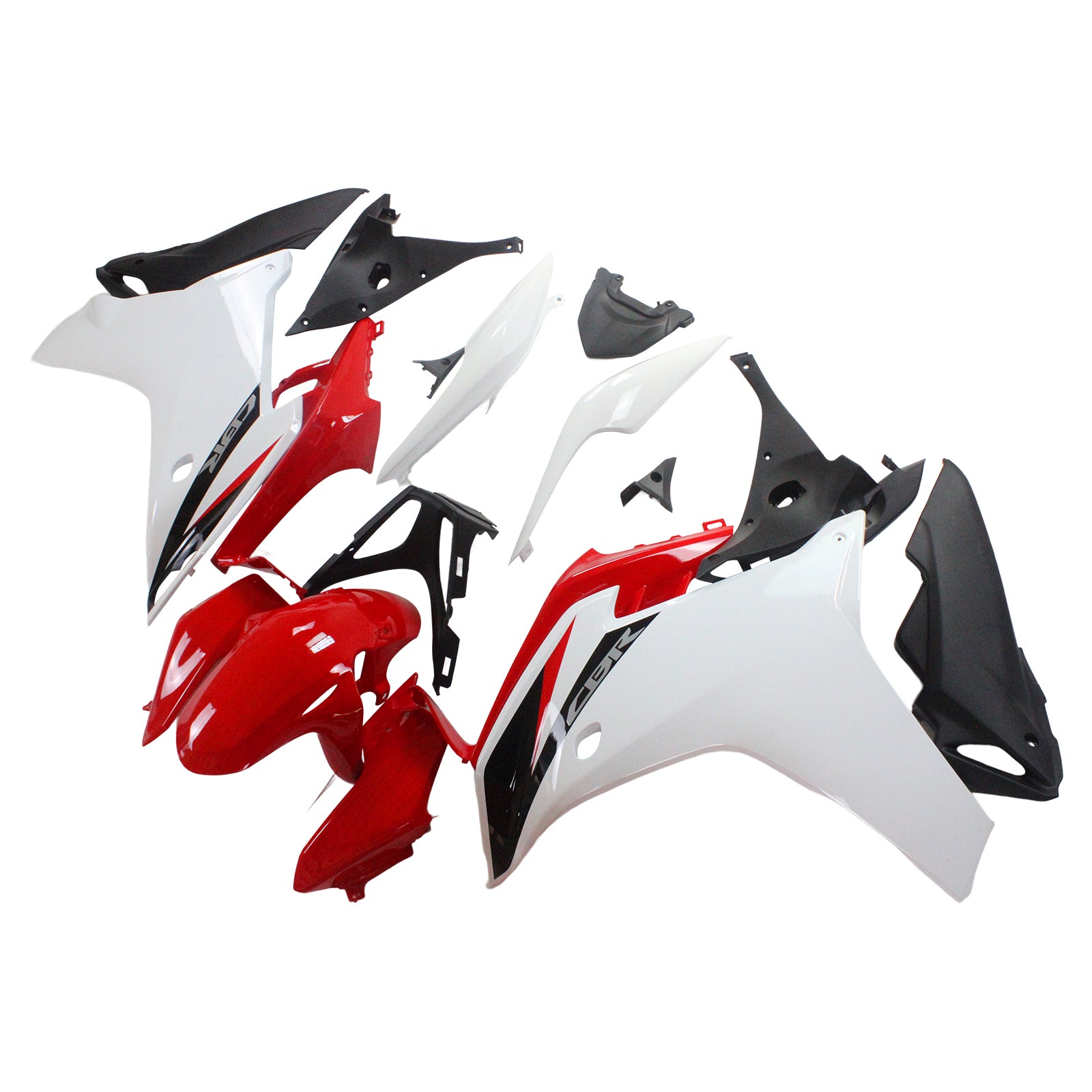 Amotopart 2011-2013 CBR600F Honda Red&White Fairing Kit