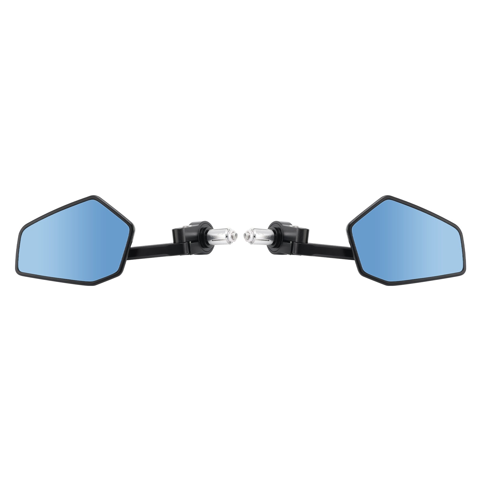 Aluminum Motorcycle Shield 360 Rotation Bar End Mirrors Right & Left 22mm PAIR