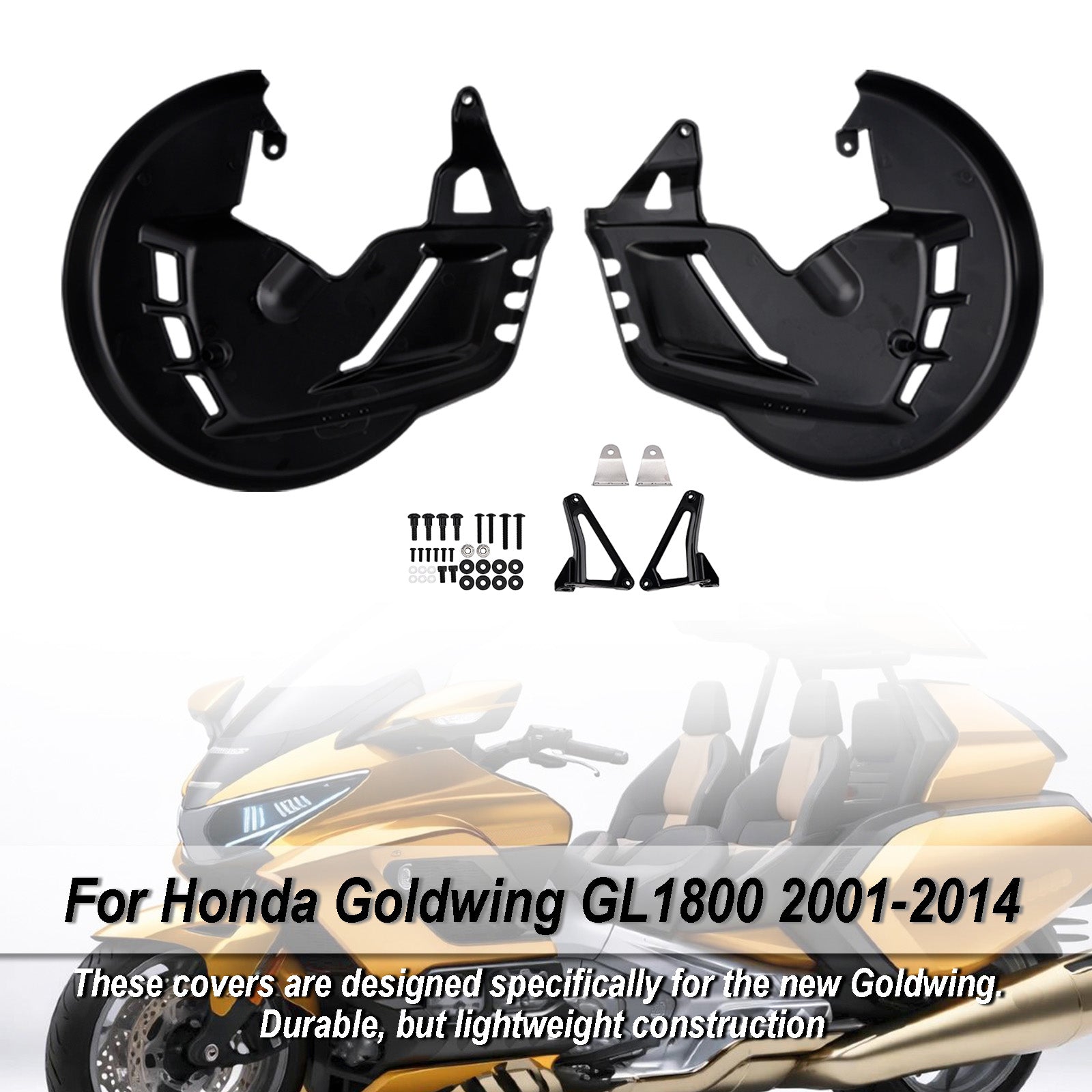 Honda Goldwing GL1800 F6B 01-15 Front Brake Disc Rotor Covers