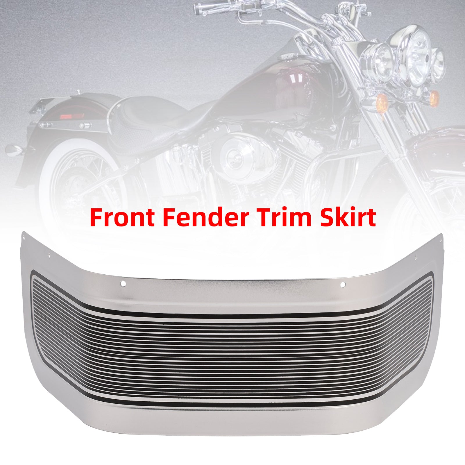 1986-2013 Touring Electra Glide Road King Front Fender Trim Skirt