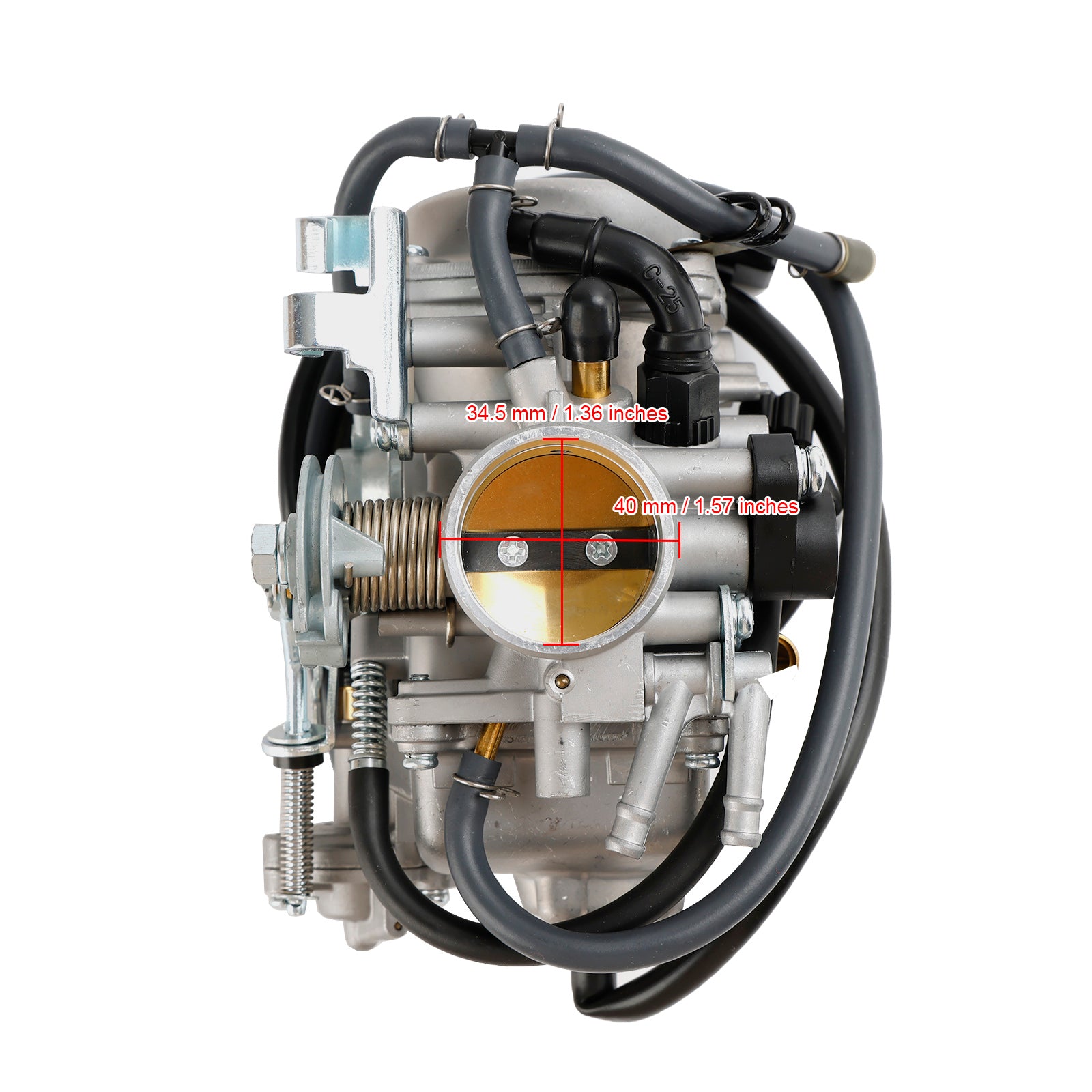 JIK Carburatore Per Honda Shadow Spirit 750 E Aero 750 – Sostituisce 16100-MFE-771, 16100-MEG-000 – Con Filtro Carburante Incluso