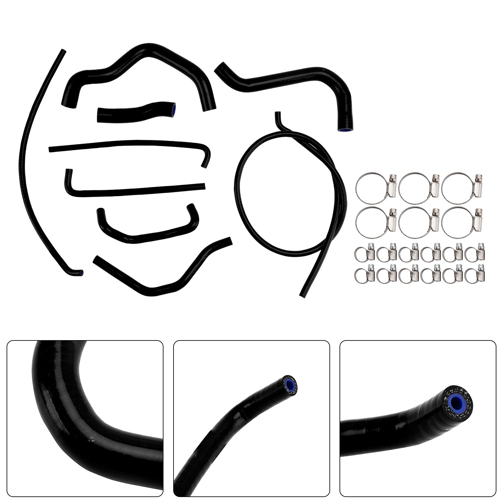 17-25 Suzuki GSX-S750 /Z 20 Silicone Radiator coolant Hose kit