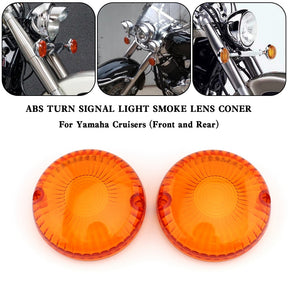 Cubierta de lente de luz de señal de giro para Yamaha V Star 650 1100 Vmax 1200/1700