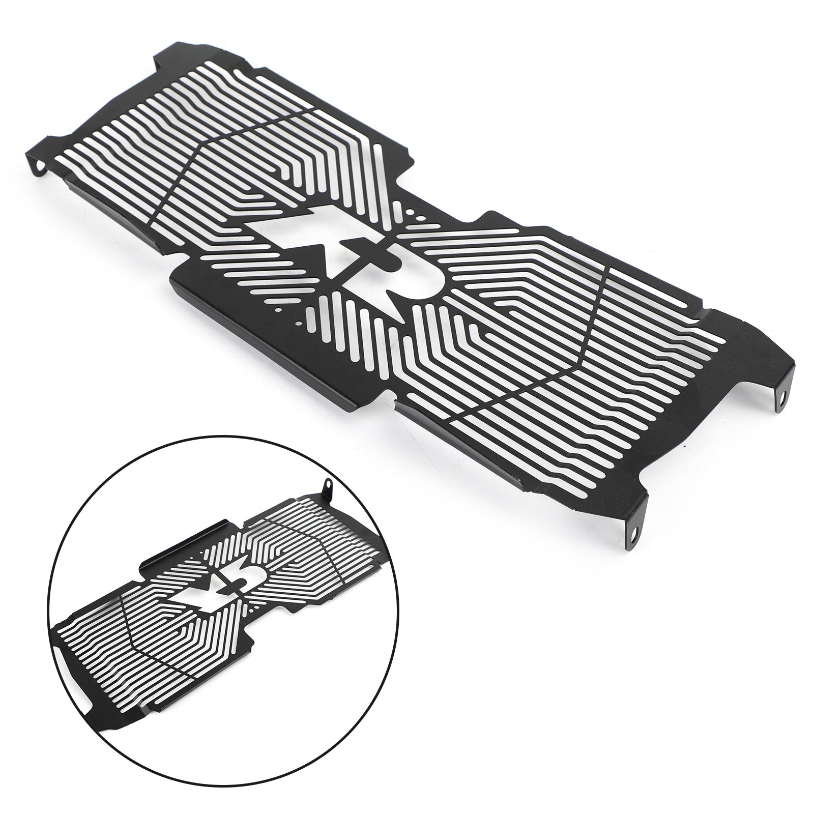 Black Radiator Guard Cover Fit for BMW R1200RS R1250RS R1200R 15-20 Black