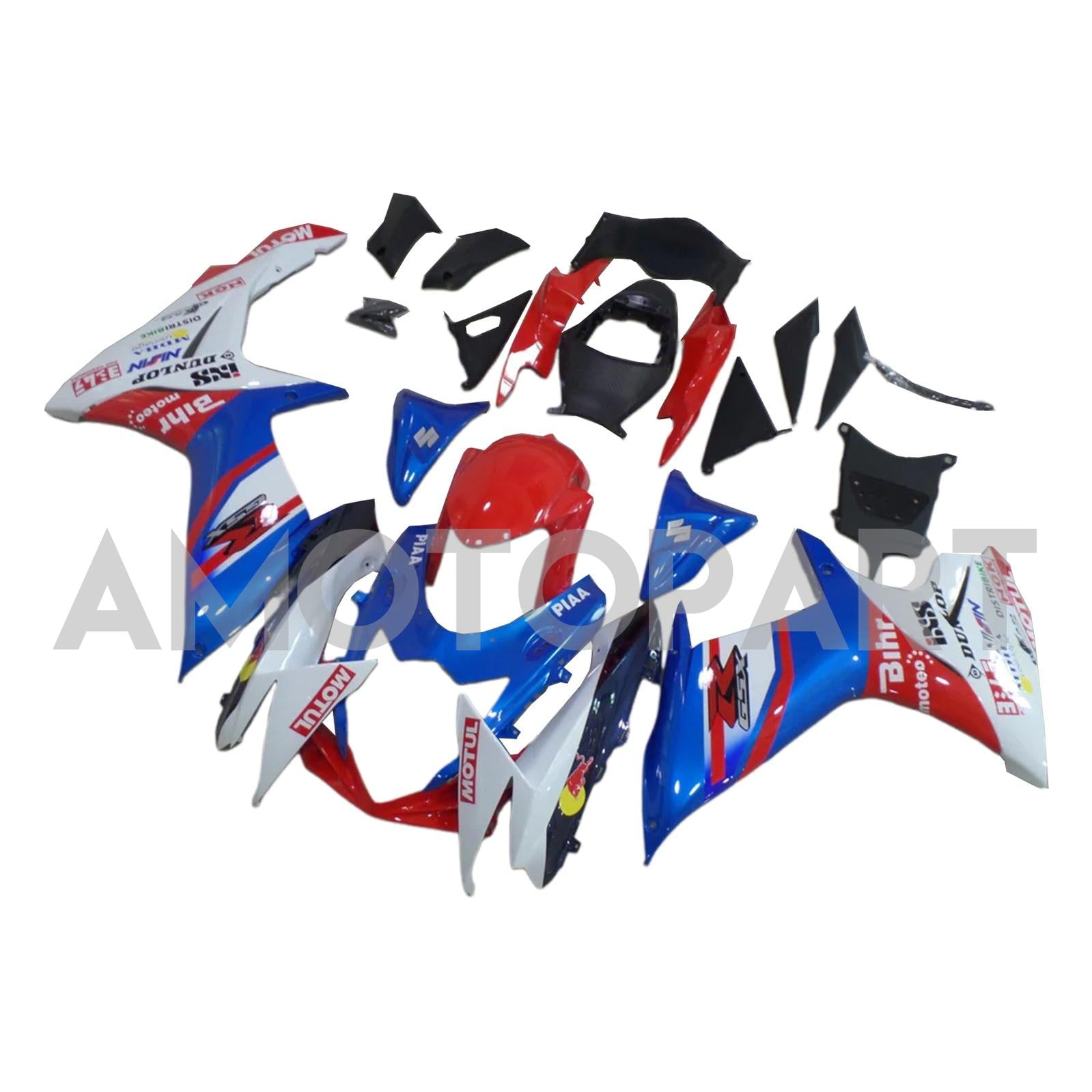 Amotopart 2011-2025 Suzuki GSXR 600/750 Fairing Kit Collection One