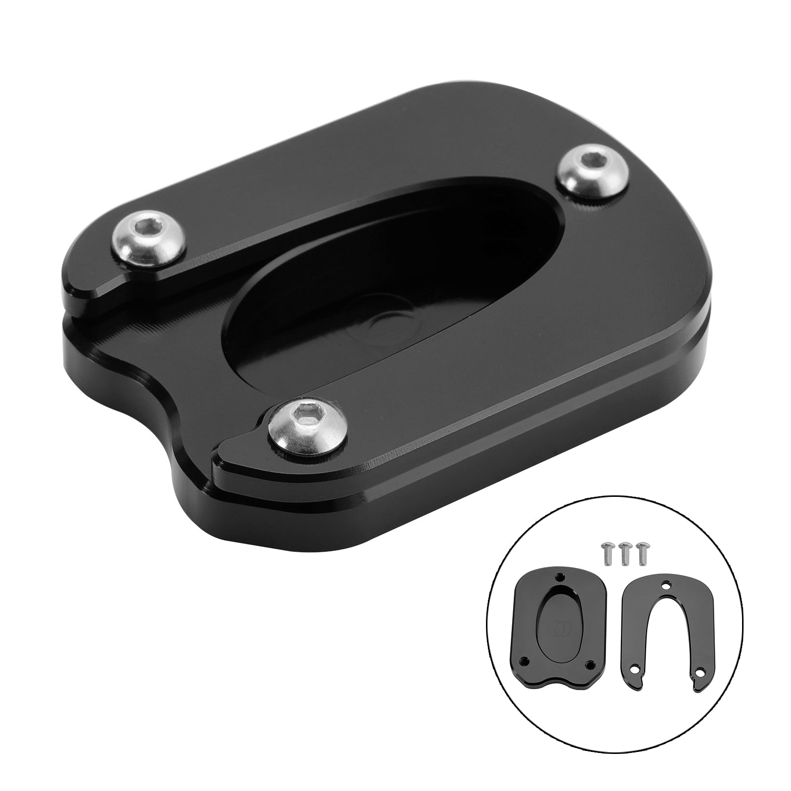 21-23 Meteor 350 Kickstand Enlarge Plate Pad