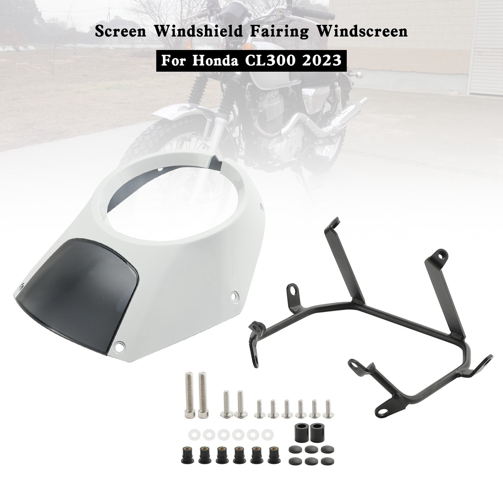 Headlight Windshield Fairing Windscreen For Honda CL300 2023