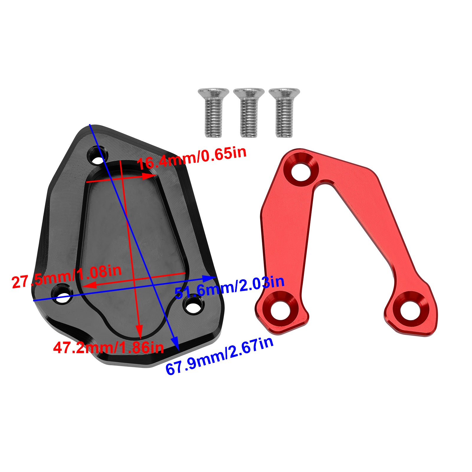 2020+ BMW S1000RR Kickstand Enlarge Plate Pad