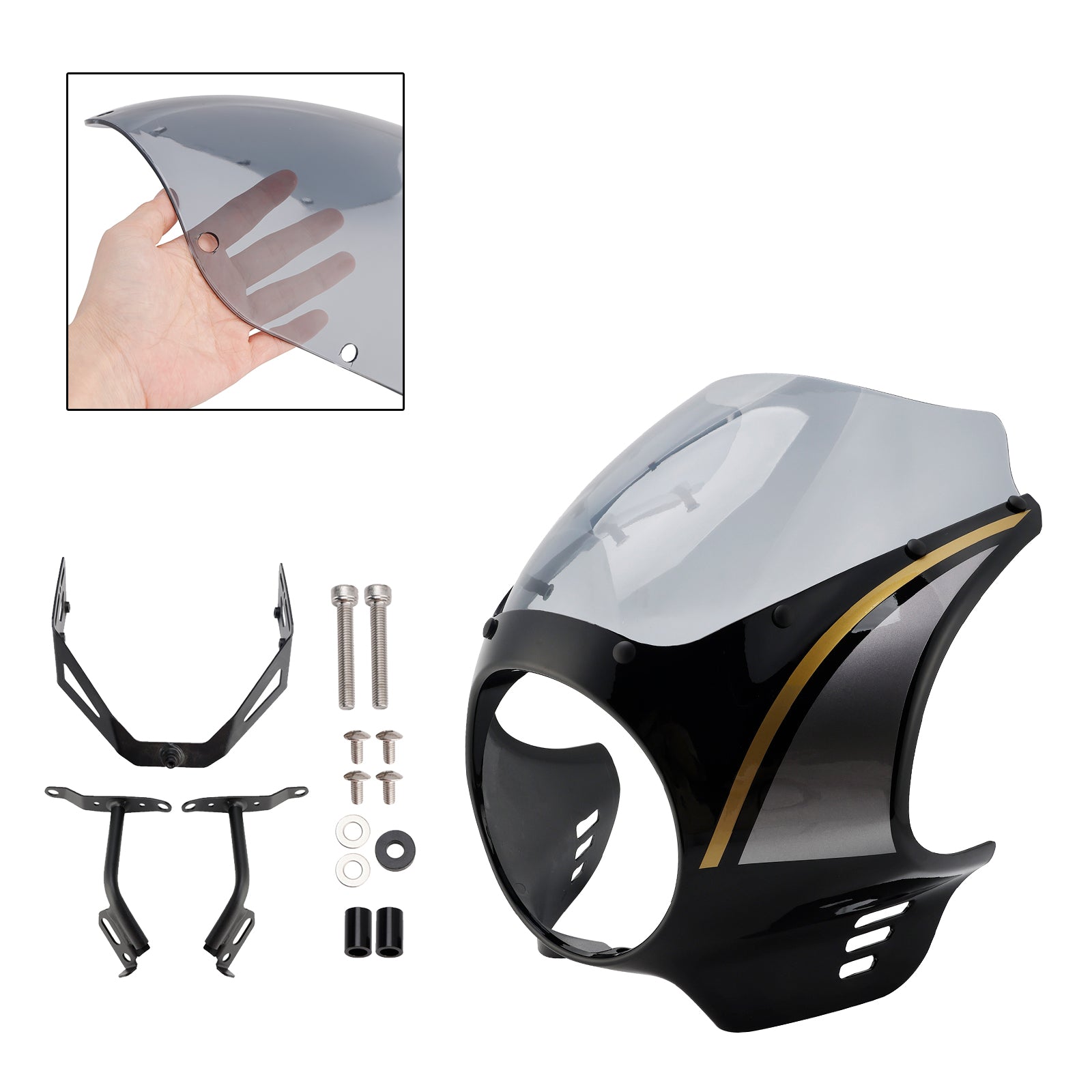 Yamaha XSR900 2022-2025 Headlight Fairing Windshield WindScreen