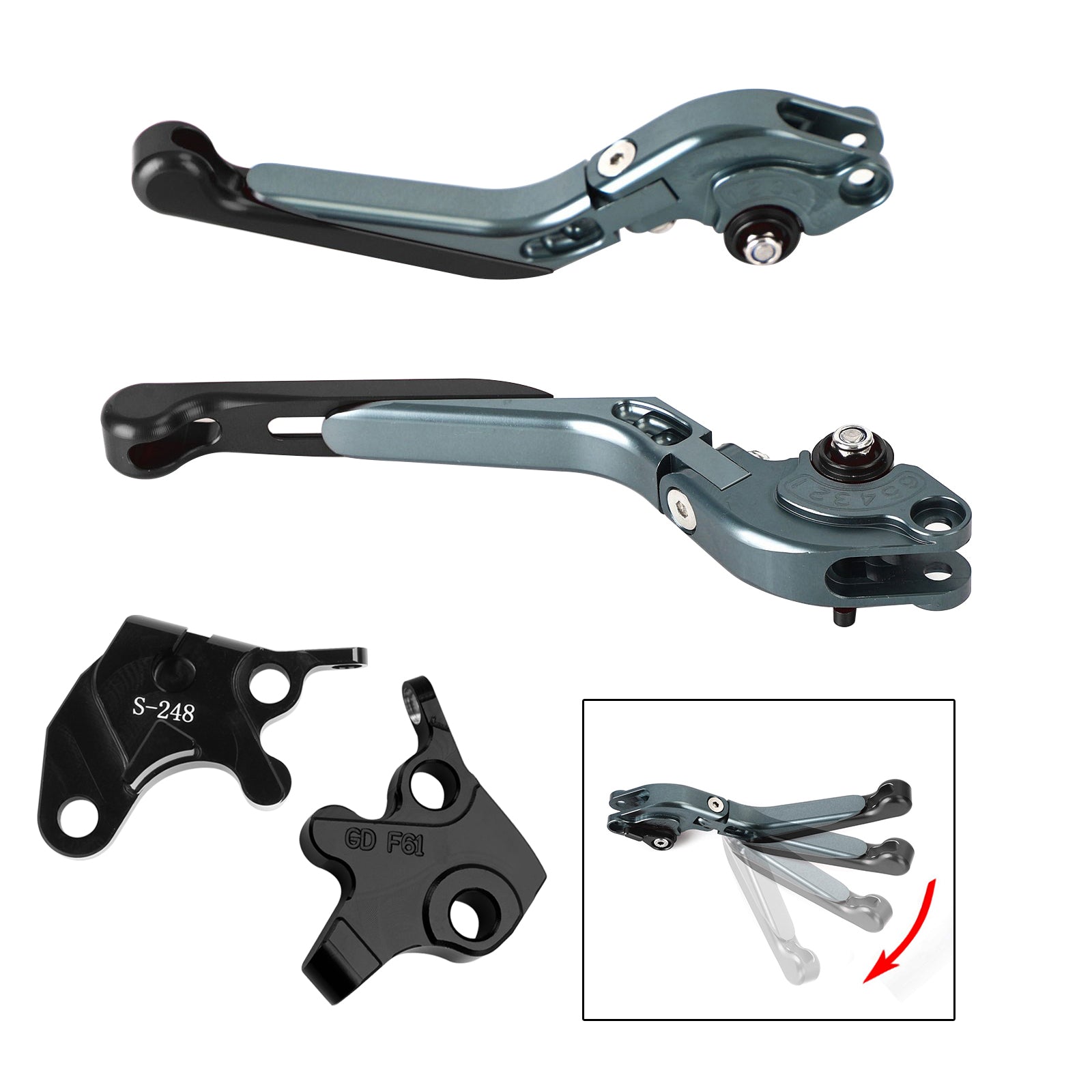 2008-2011 YAMAHA YZF R125 Adjustable Clutch Brake Lever