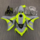 Amotopart 2008-2011 Honda CBR1000RR Grey&Fluorescein Fairing Kit