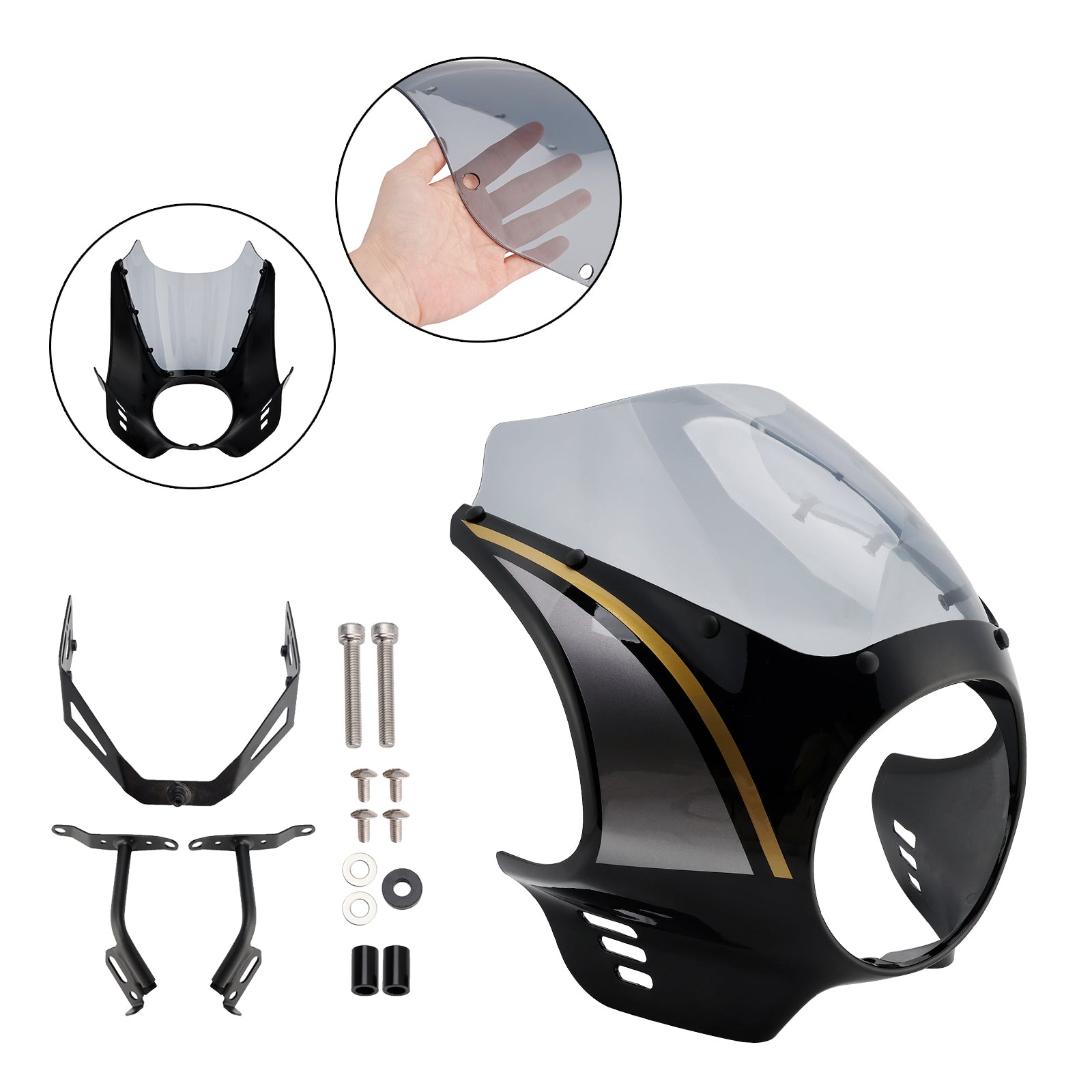 Yamaha XSR900 2022-2025 Headlight Fairing Windshield WindScreen