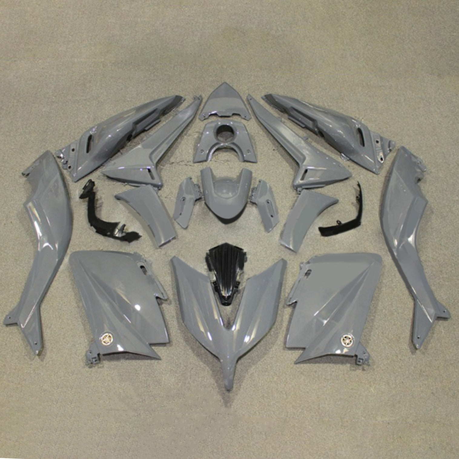 Amotopart 2015-2016 Yamaha T-Max TMAX530 Fairing Grey Kit