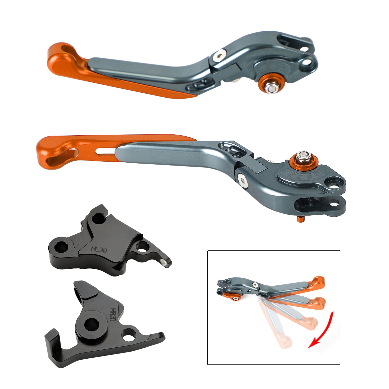 23-24 CFMOTO 450SS 450SR 21-23 450NK Adjustable Clutch Brake Lever