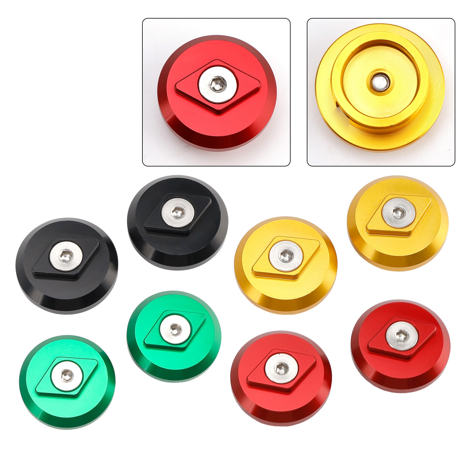 2024 Kawasaki Ninja 500 EX500G Z500 SE ABS +Aluminum Hole Frame Plug Caps