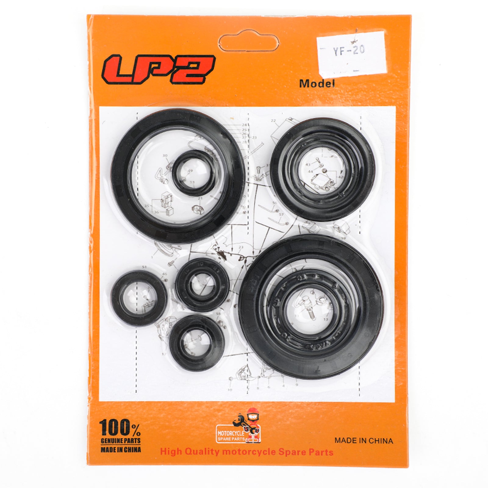 Juego de sellos de aceite de motor de 9 piezas para Honda CRF450X CRF 450 2005-2009/2012-2017