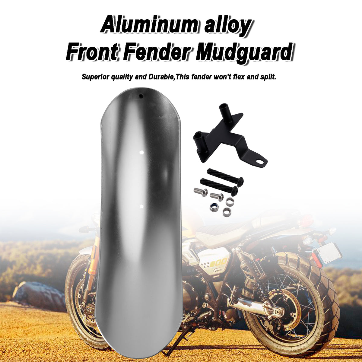 2026-2027 Street Scrambler 900 Extended Aluminum alloy Front Mudguard