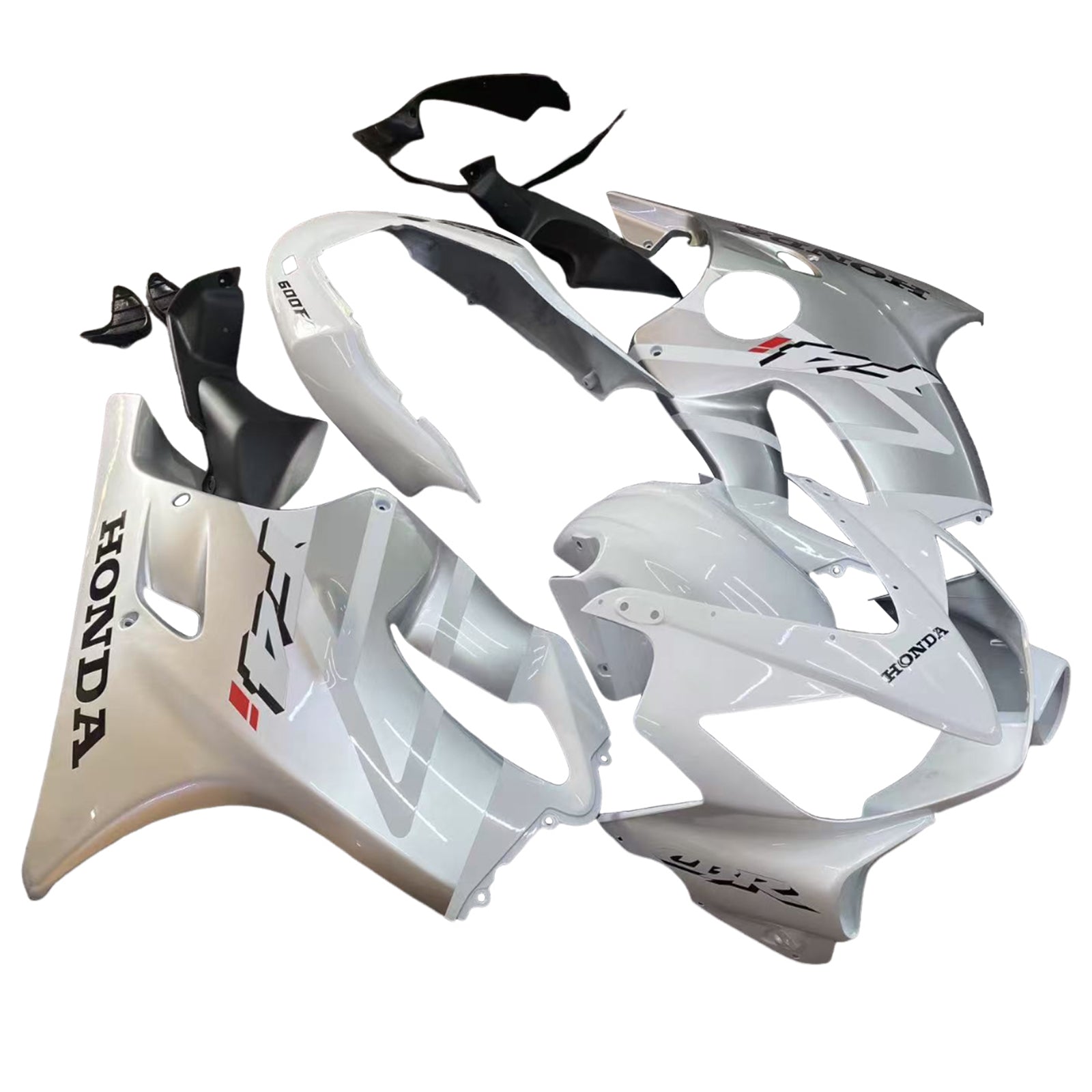 Amotopart 2004-2007 Honda CBR600 F4i White Fairing Kit