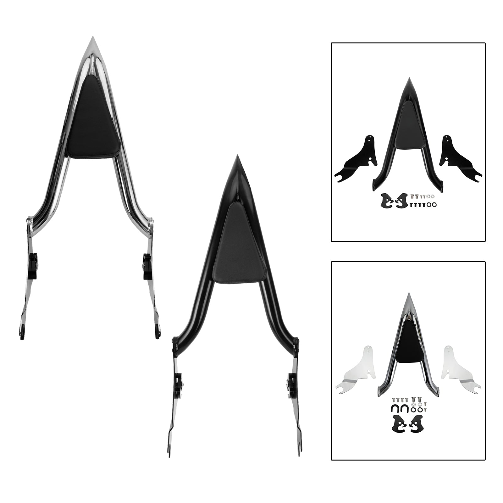 09-23 Touring Road King / Cvo Road Glide / Street Glide Passenger Backrest