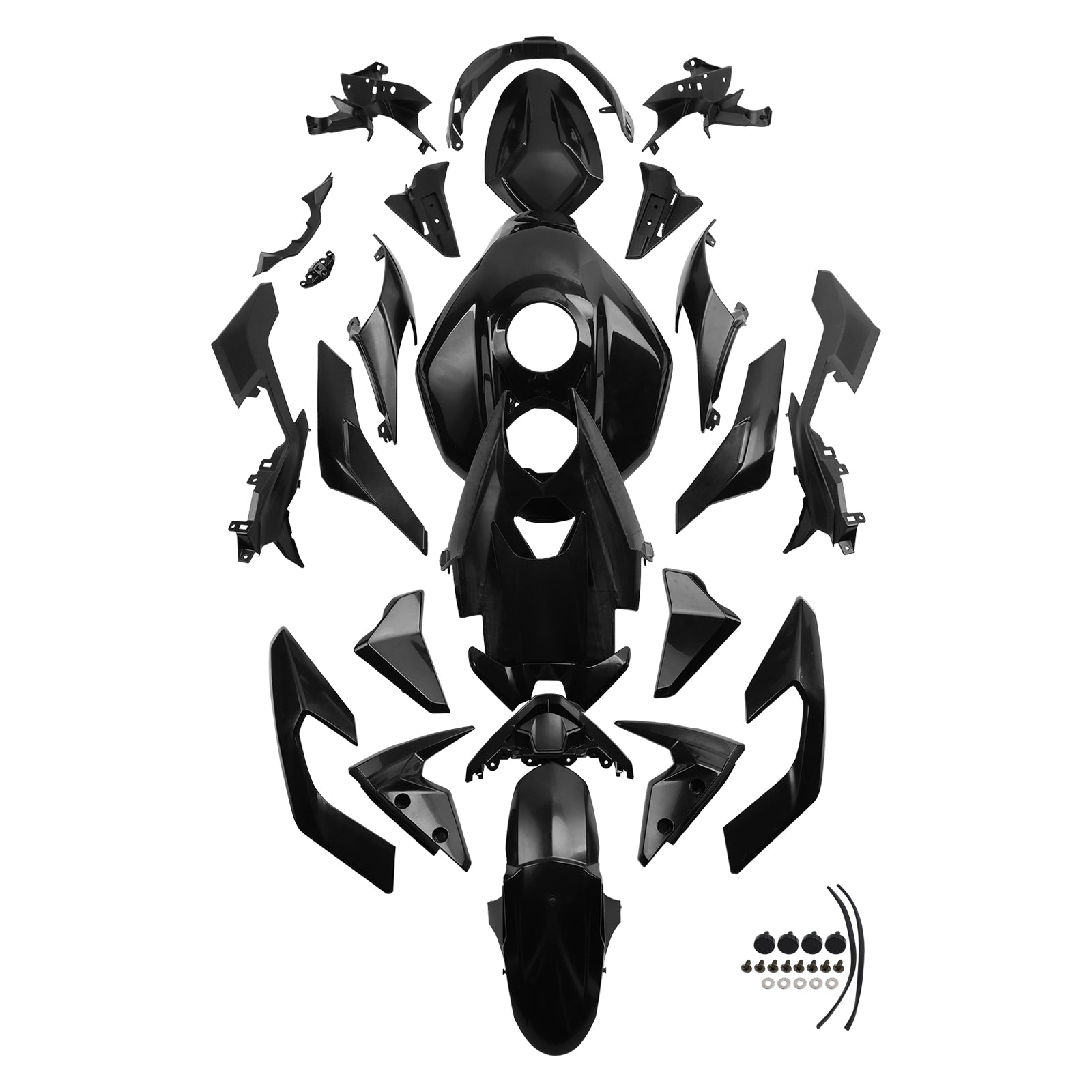 Amotopart Unpainted 2023-2025 Triumph Street Triple 765 R/RS Fairing Kit