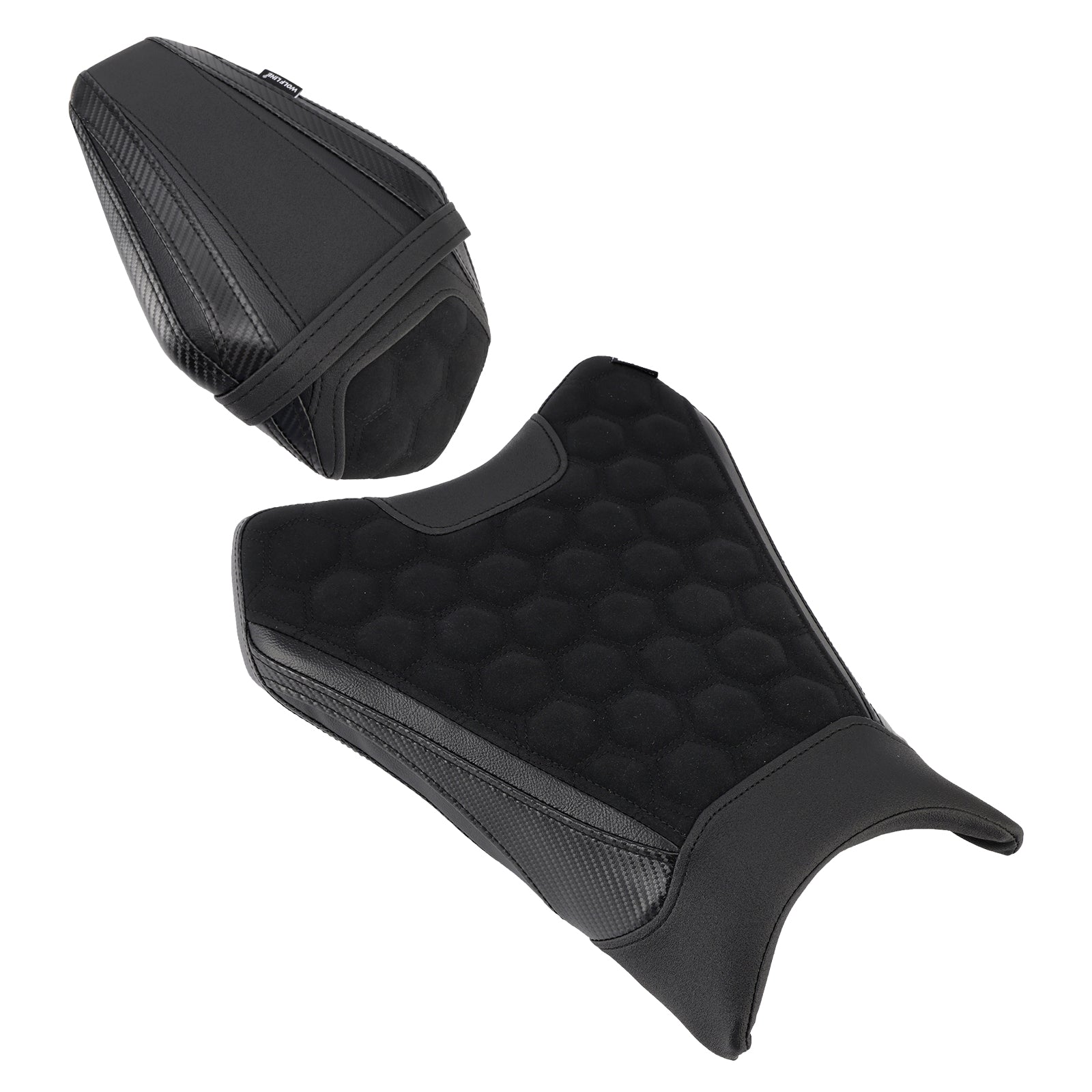 19-25 Kawasaki Zx-6R Zx 6R Lower Front W/ Rear Seat Driver Pillion Black1