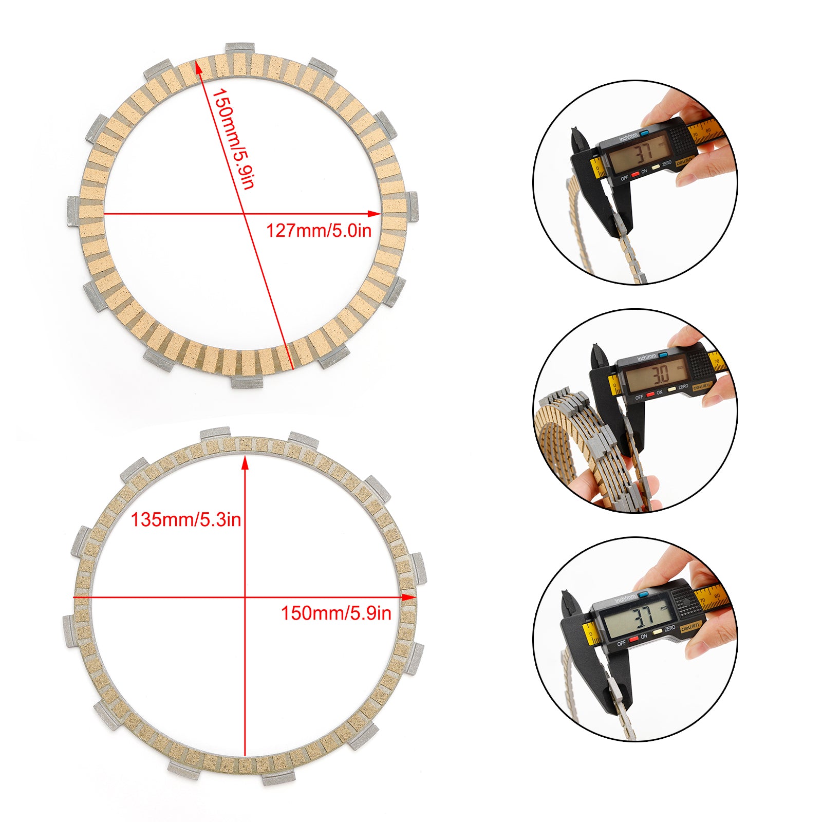 2007-2011 Suzuki GSF1250 Bandit 1250 ABS Clutch Friction Plate Kit