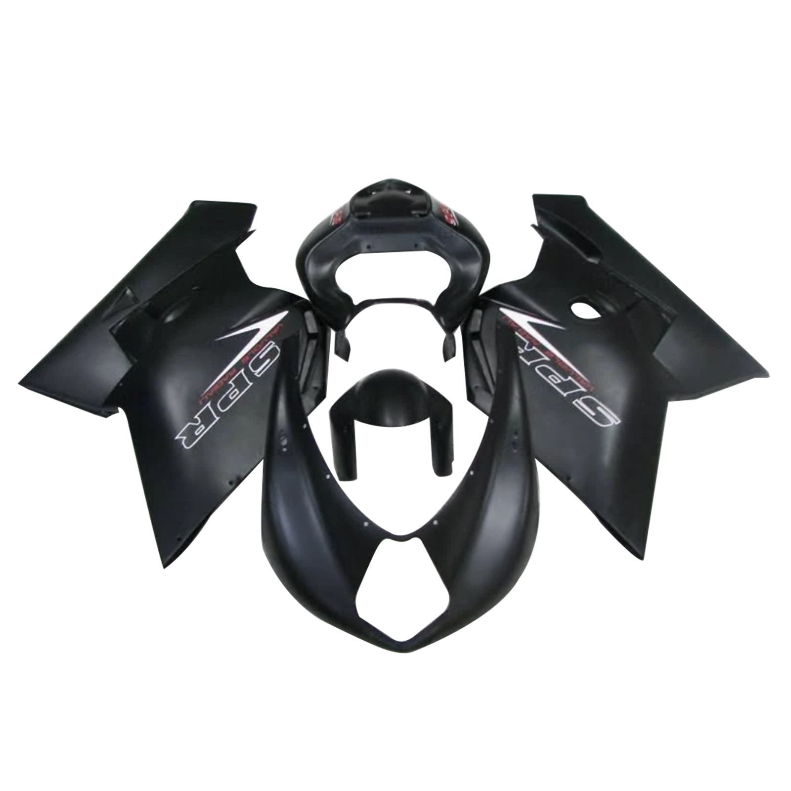 Amotopart 2005-2006 MV Agusta F4 1000 Kit de carenado negro mate