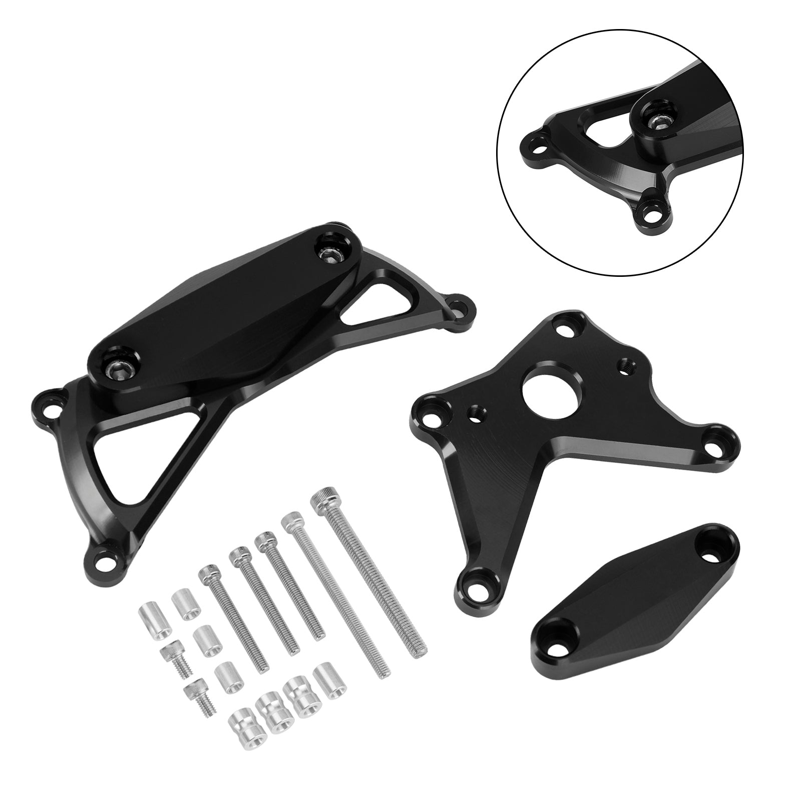 Plastic Engine Protector Covers Slider For Suzuki Gsx-S1000/Gt 21-22 Katana Titanium