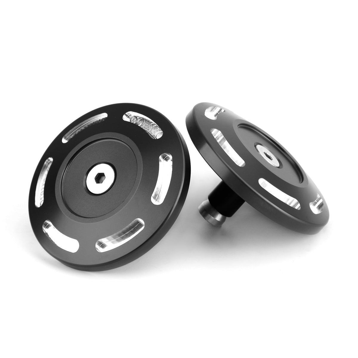 Pár 2015-2020 BMW S1000XR Black CNC Billet Hliníkový otvor Záslepky rámu