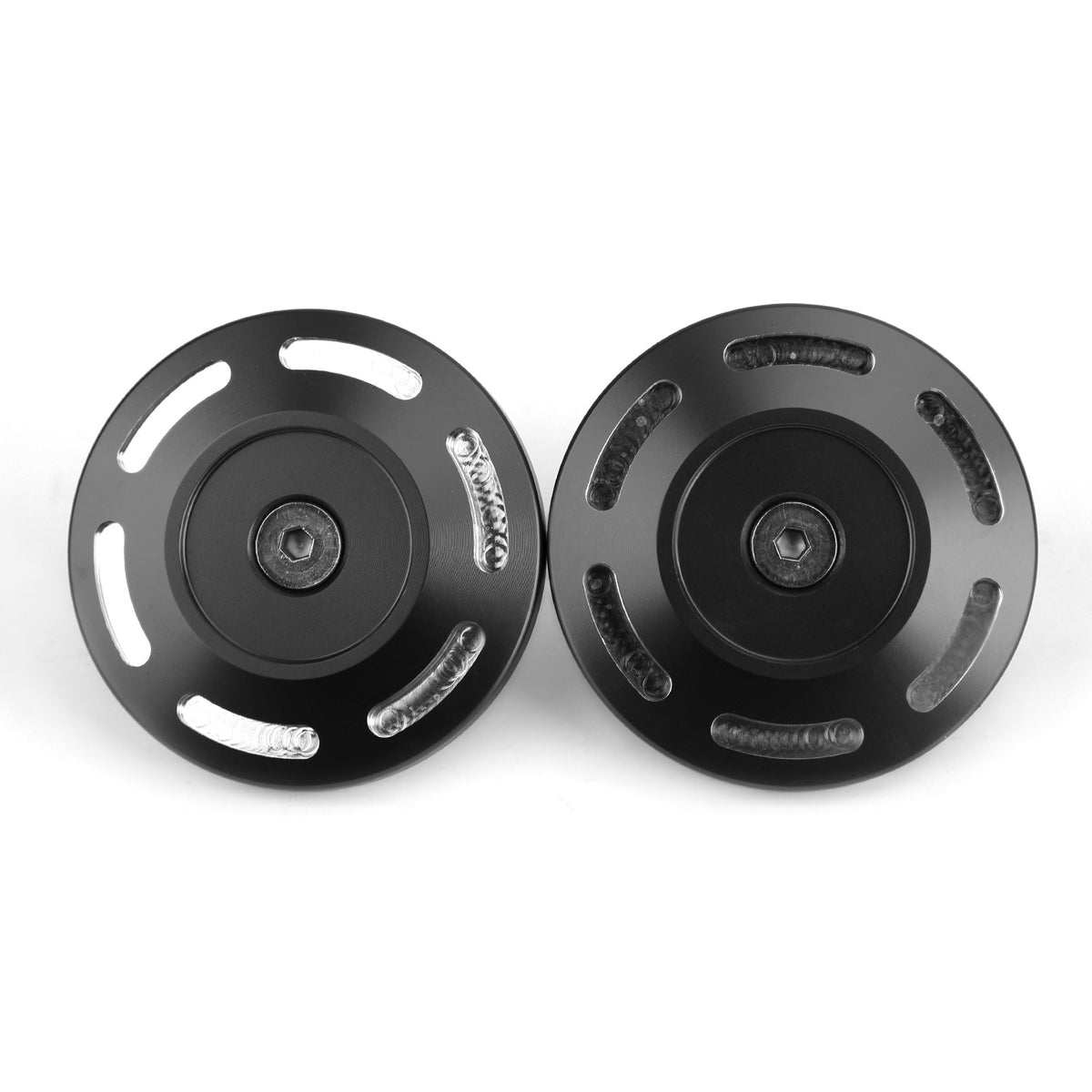 Pár 2015-2020 BMW S1000XR Black CNC Billet Hliníkový otvor Záslepky rámu