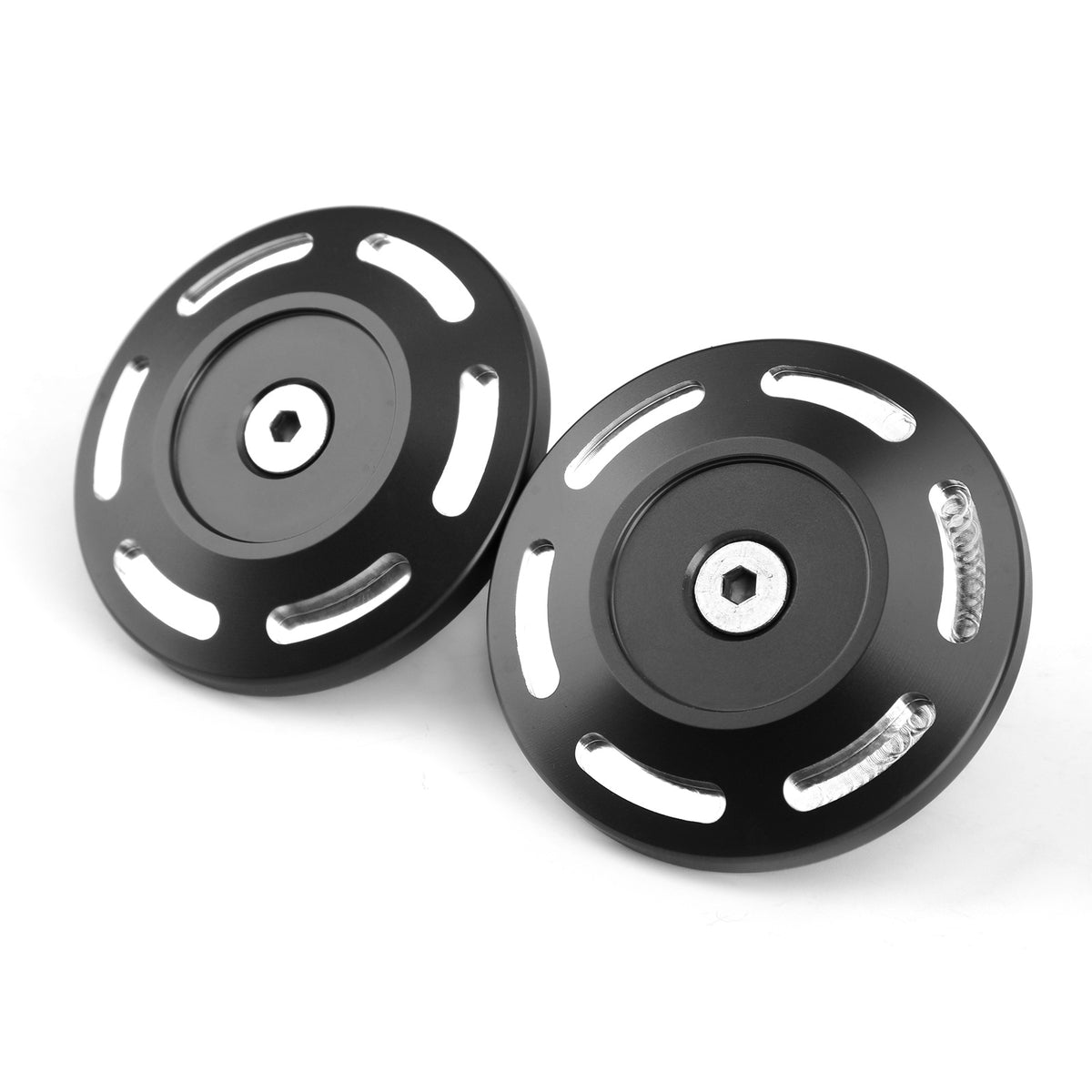 Pár 2015-2020 BMW S1000XR Black CNC Billet Hliníkový otvor Záslepky rámu