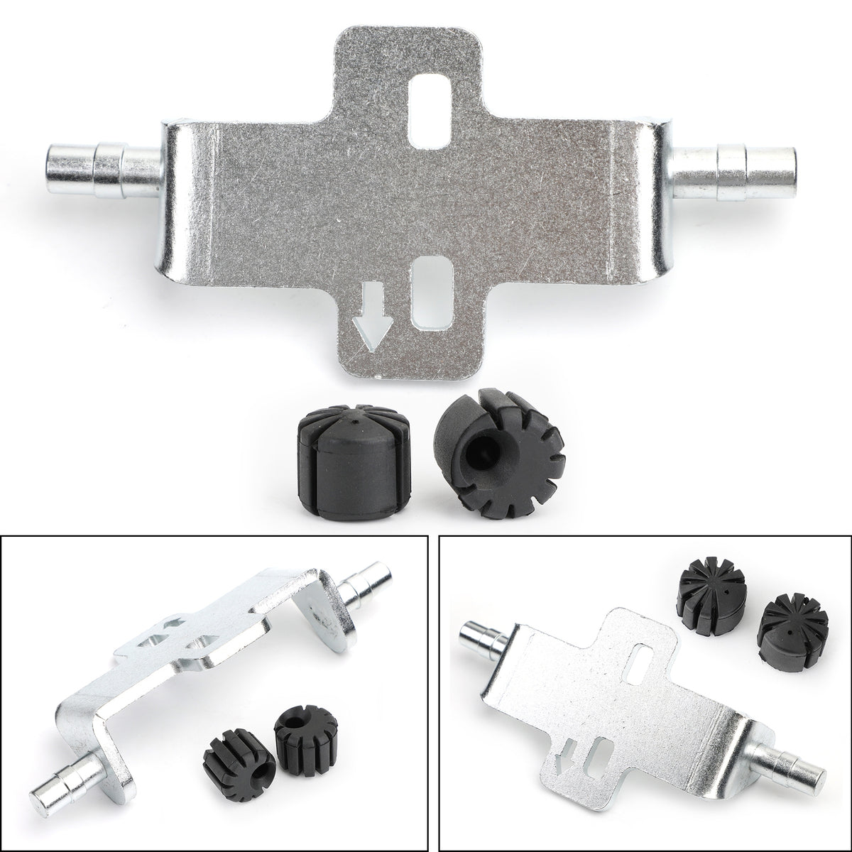 10mm 08-18 BMW R1200RT R1200GS LC/ADV Srebrny Zestaw do opuszczania siedzenia i guma