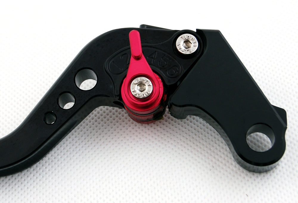 Suzuki SV650/S DL650/V-STROM 600/750 KATANA Long Brake Clutch Levers Black