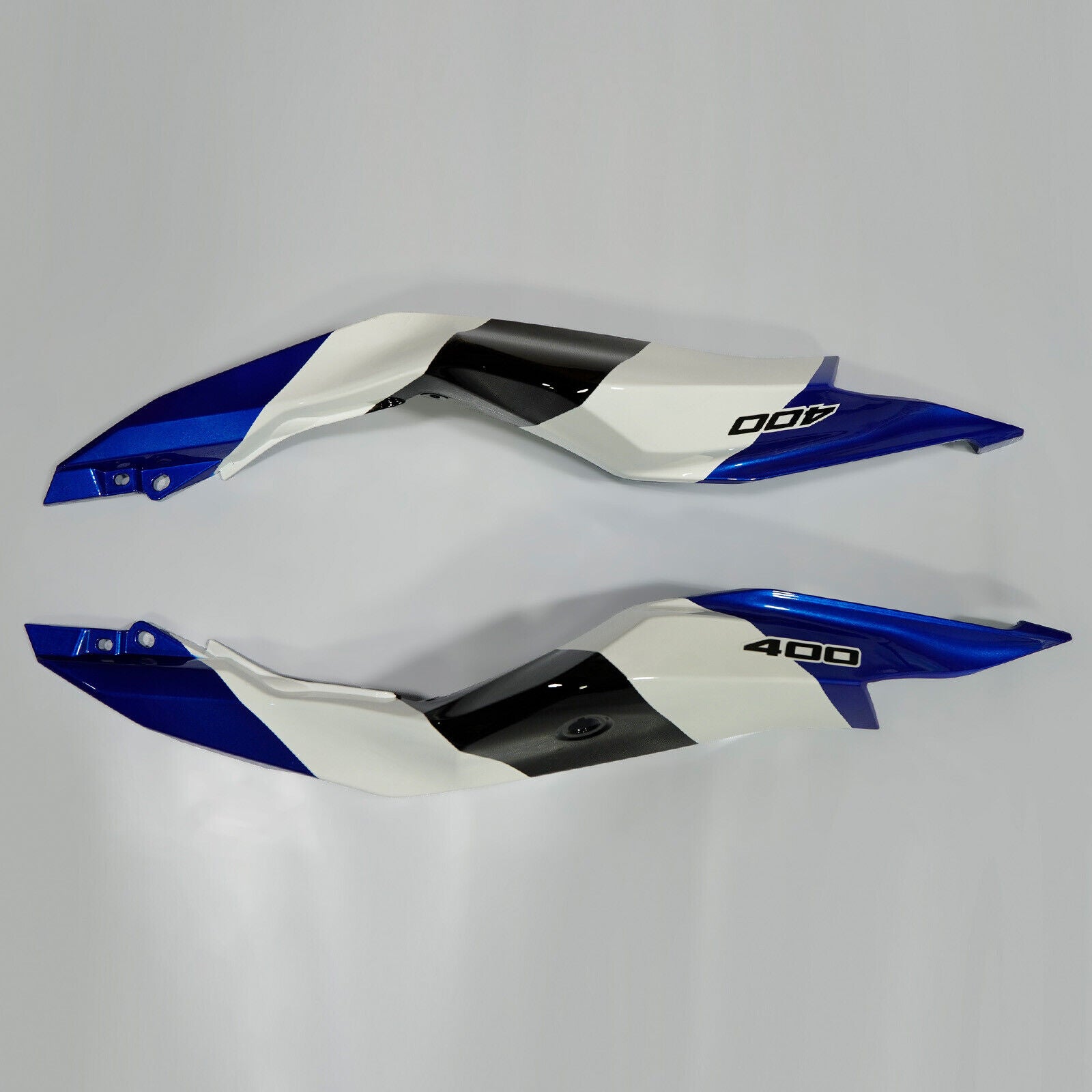 Amotopart 2019-2024 Kawasaki Ninja ZX25R ZX4R ZX4RR Black White Blue Fairing Kit