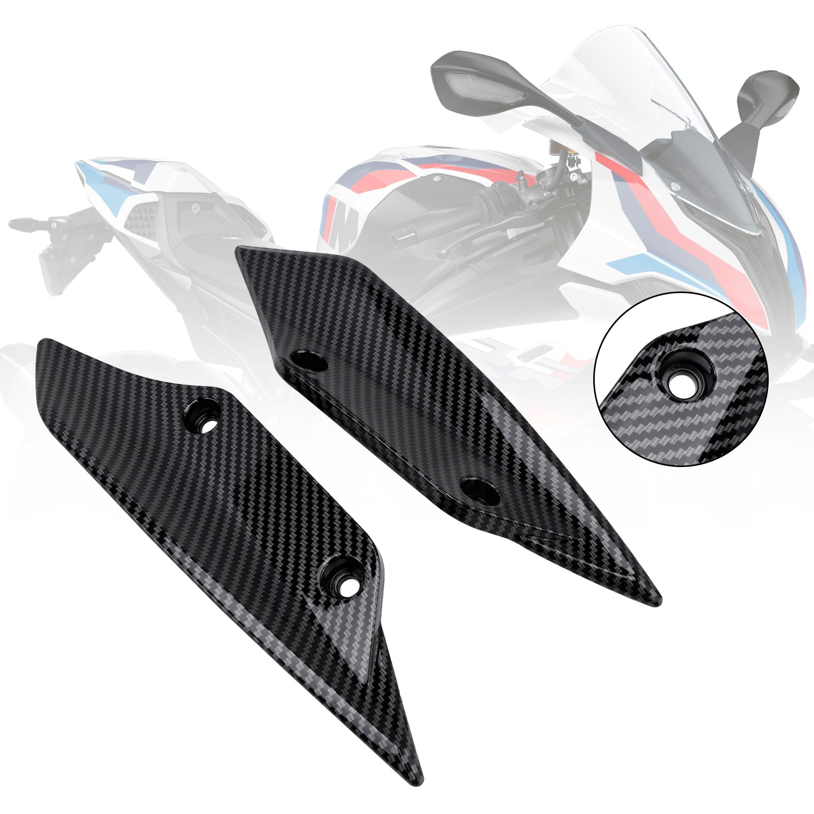 2015-2018 BMW S1000RR Front Spoiler Wind Winglets Fairing