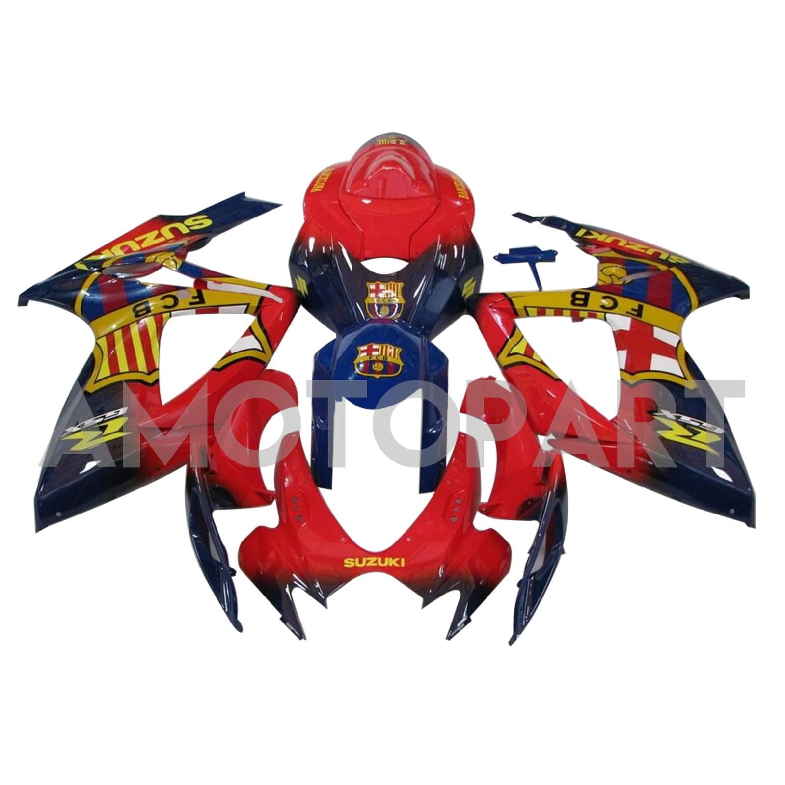 Amotopart 2006-2007 Suzuki GSXR600 750 Collection de kit de carénage