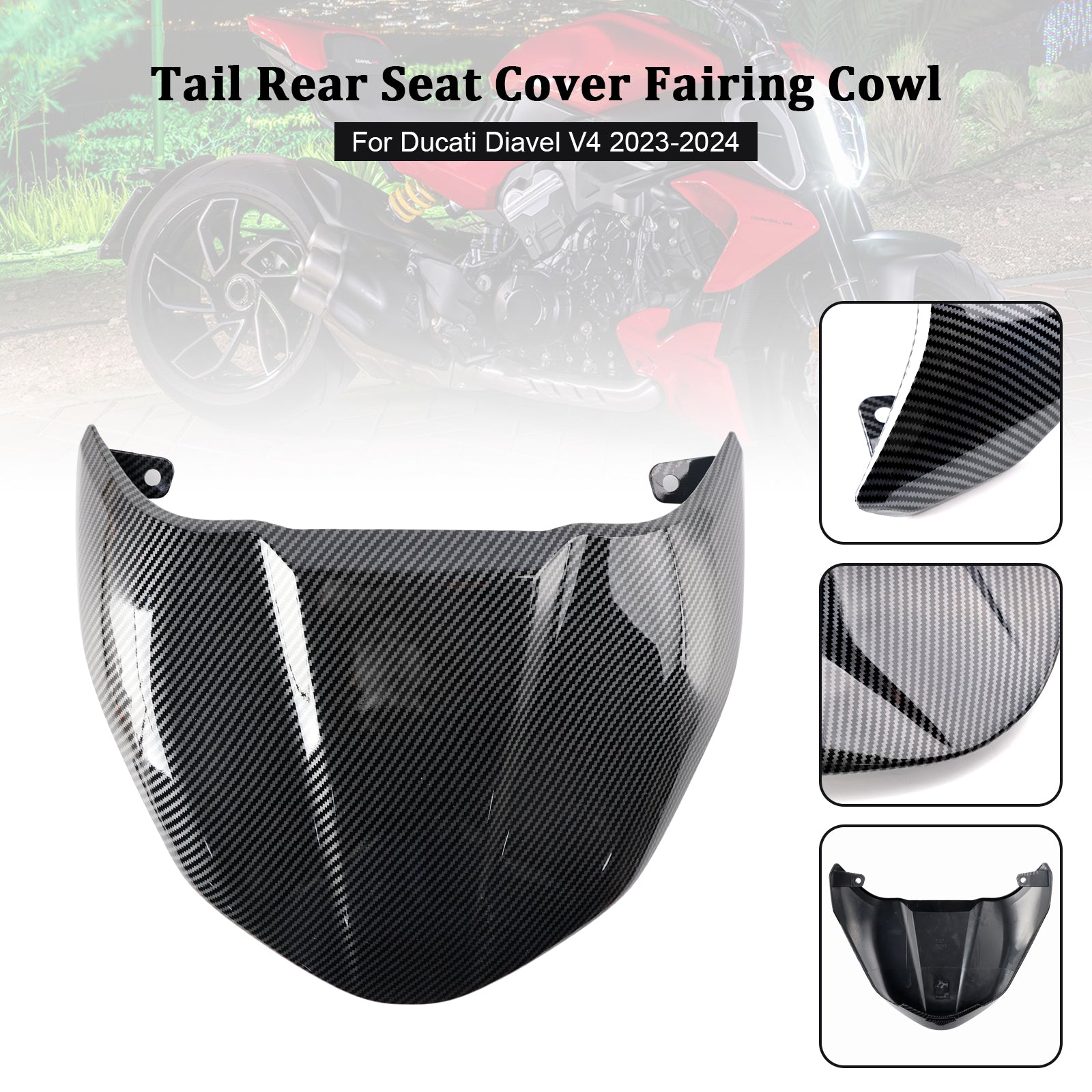 2023-2024 Ducati Diavel V4 Tail Rear Seat Cover Fairing Cowl