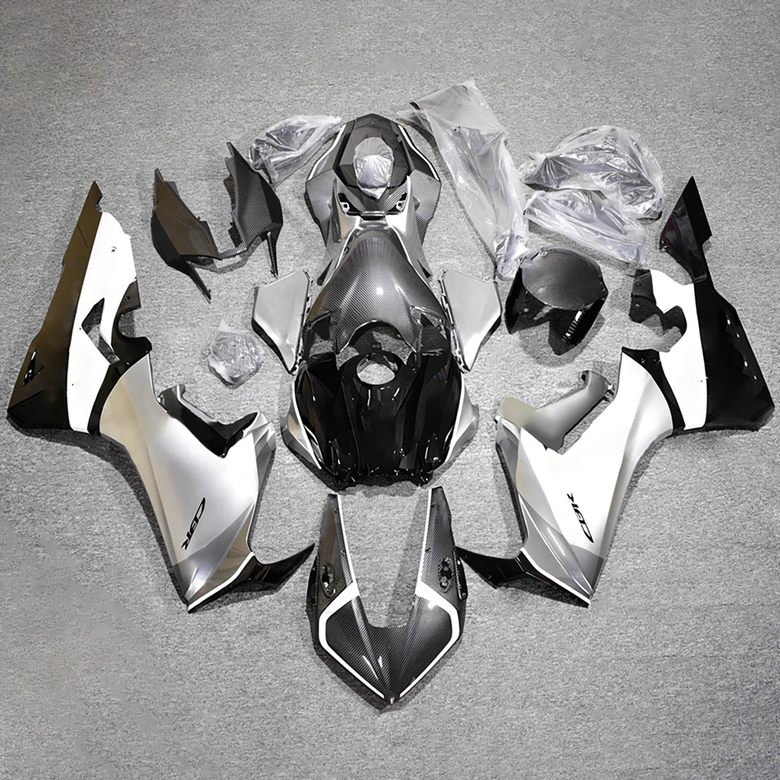 Amotopart 2017-2026 Honda CBR1000RR Carbon Fiber Pattern Fairing Kit