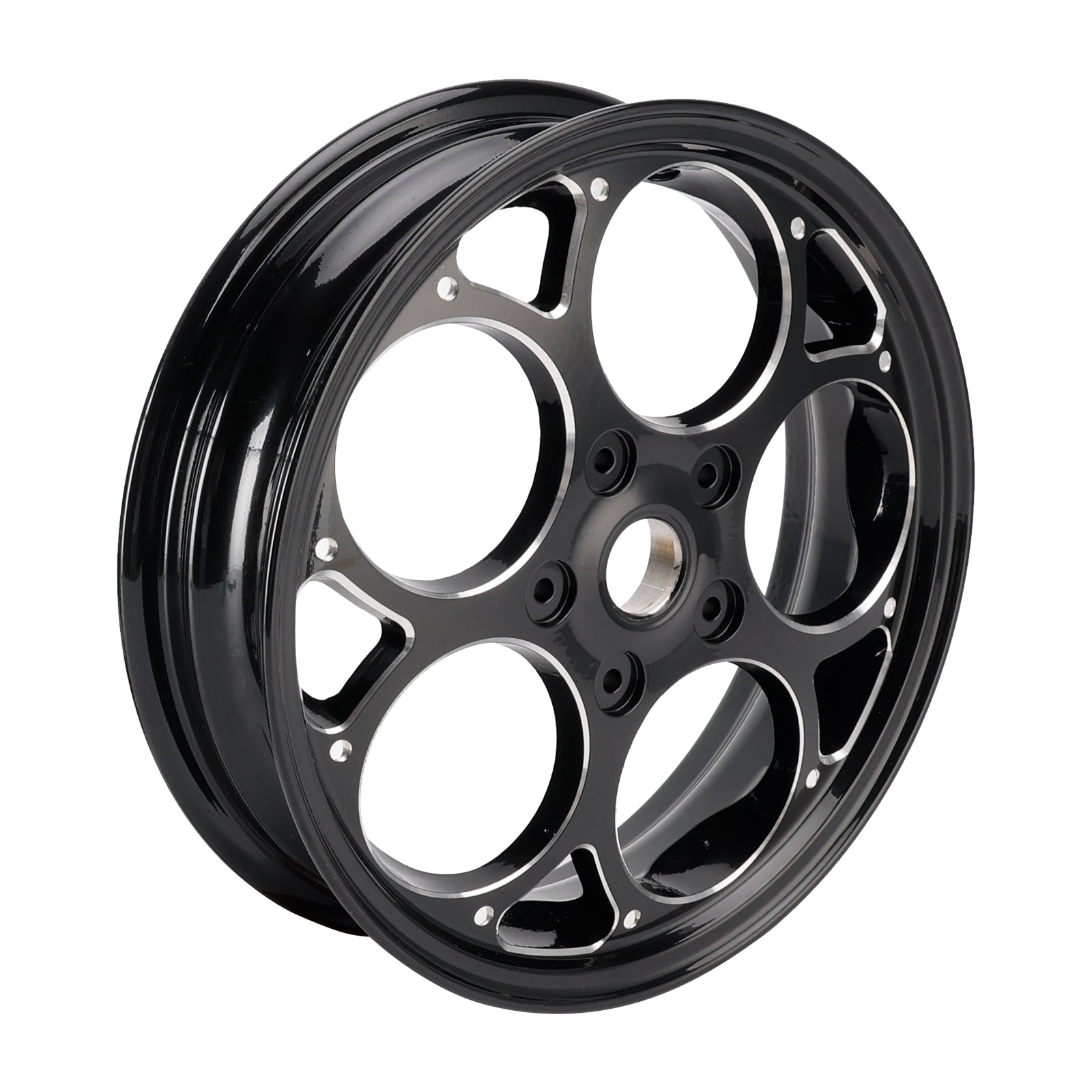 Vespa Sprint Primavera 50 125 150aluminum 3.0 X 12" Wheel Rim Set Black