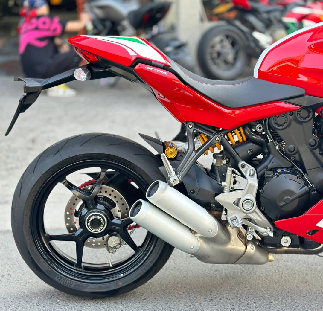 Amotopart 2017-2022 Ducati Supersport 939 / 939S Weiß Rot Verkleidungssatz