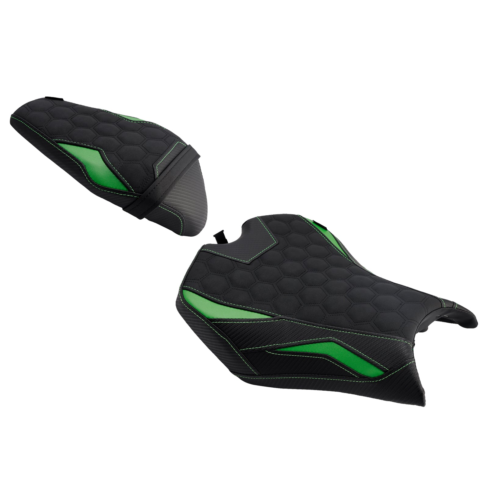 2025 Kawasaki Z900 Zr900-F Front&Rear Raider Passenger Cushion Kit Green2