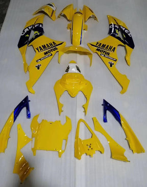 Amotopart 2008-2016 Kit carena Yamaha YZF 600 R6 giallo blu