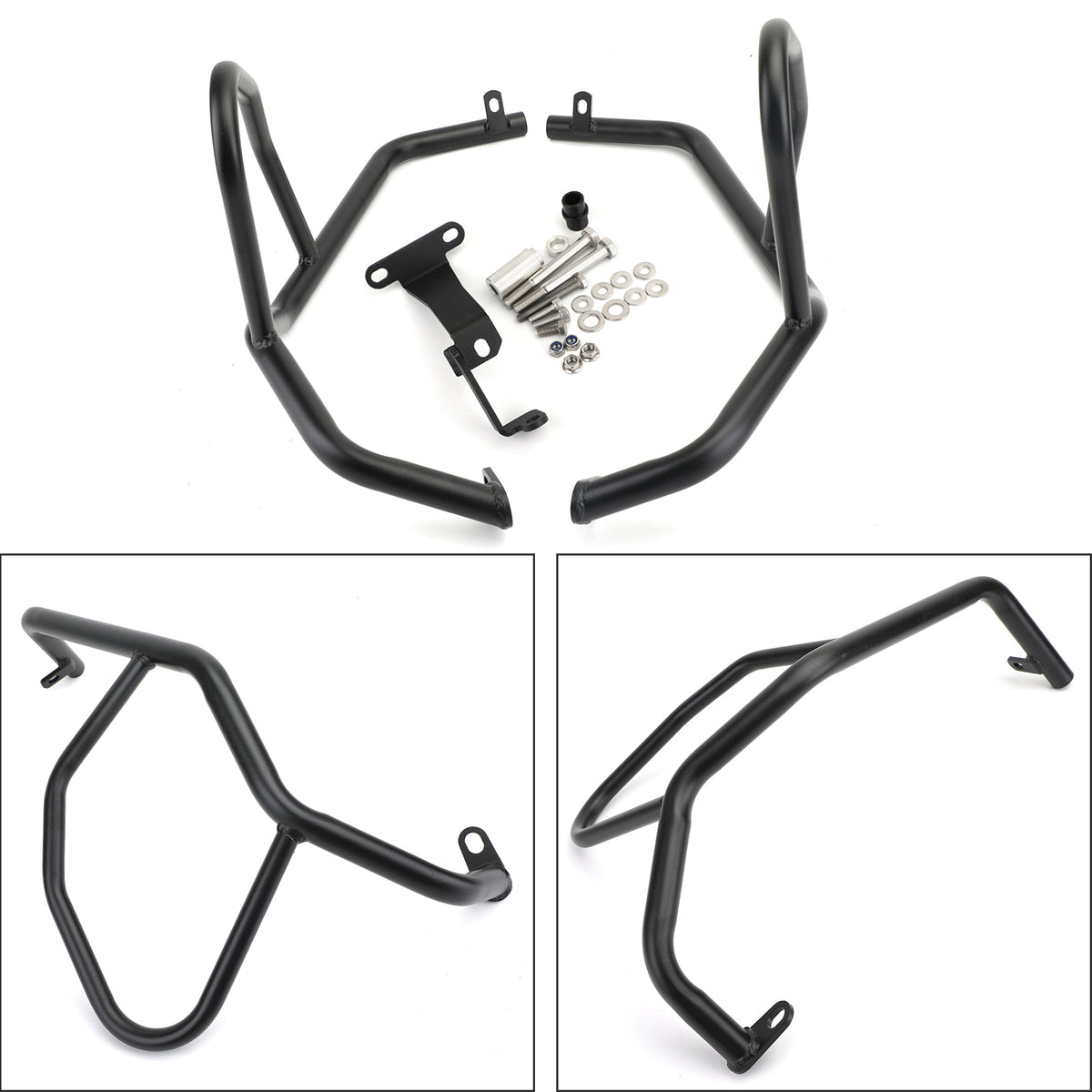 2018-2022 2020 BMW F750GS F850GS Górne gmole Osłony silnika czarne