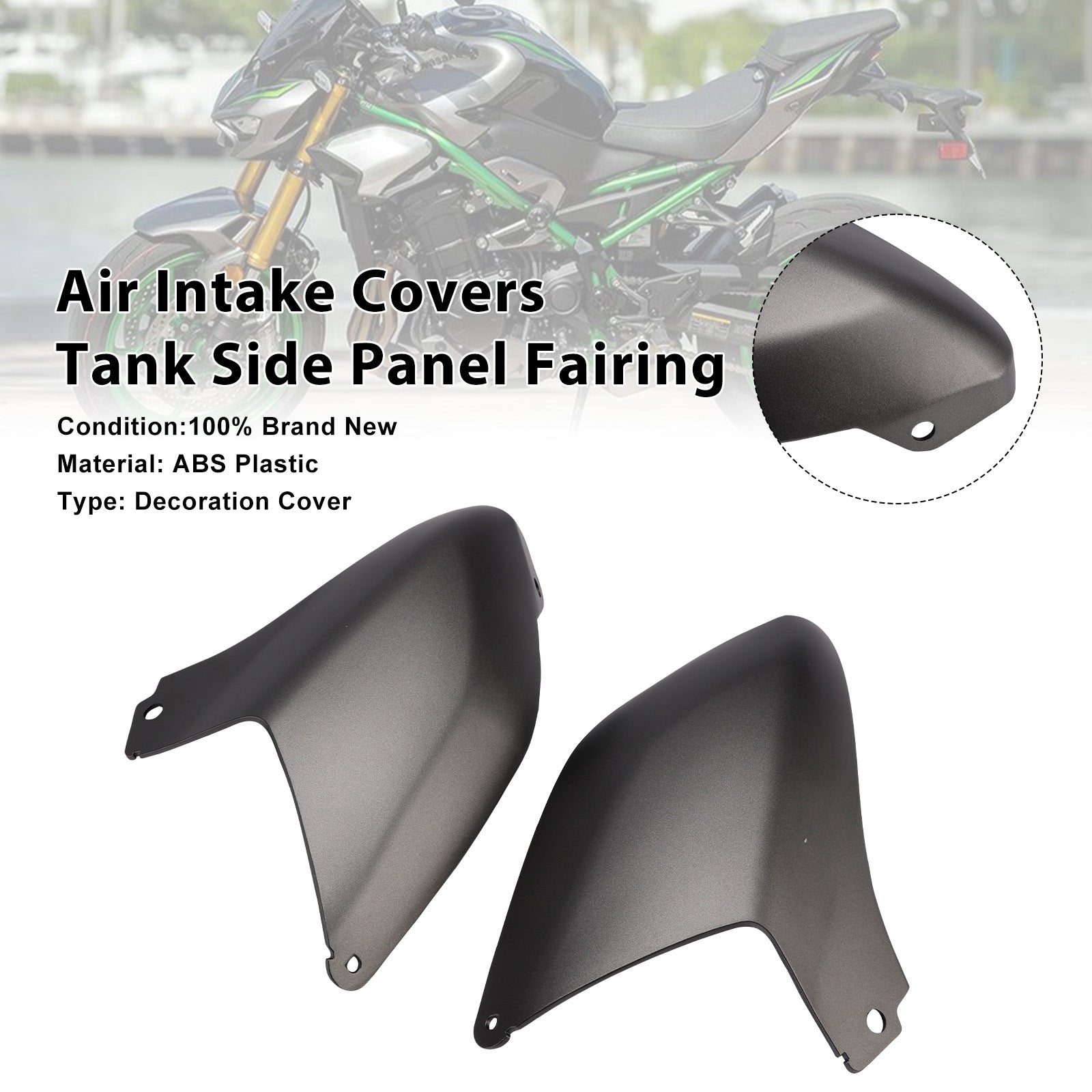 2025-2026 Kawasaki Z900 Air Intake Covers Tank Side Panel Fairing