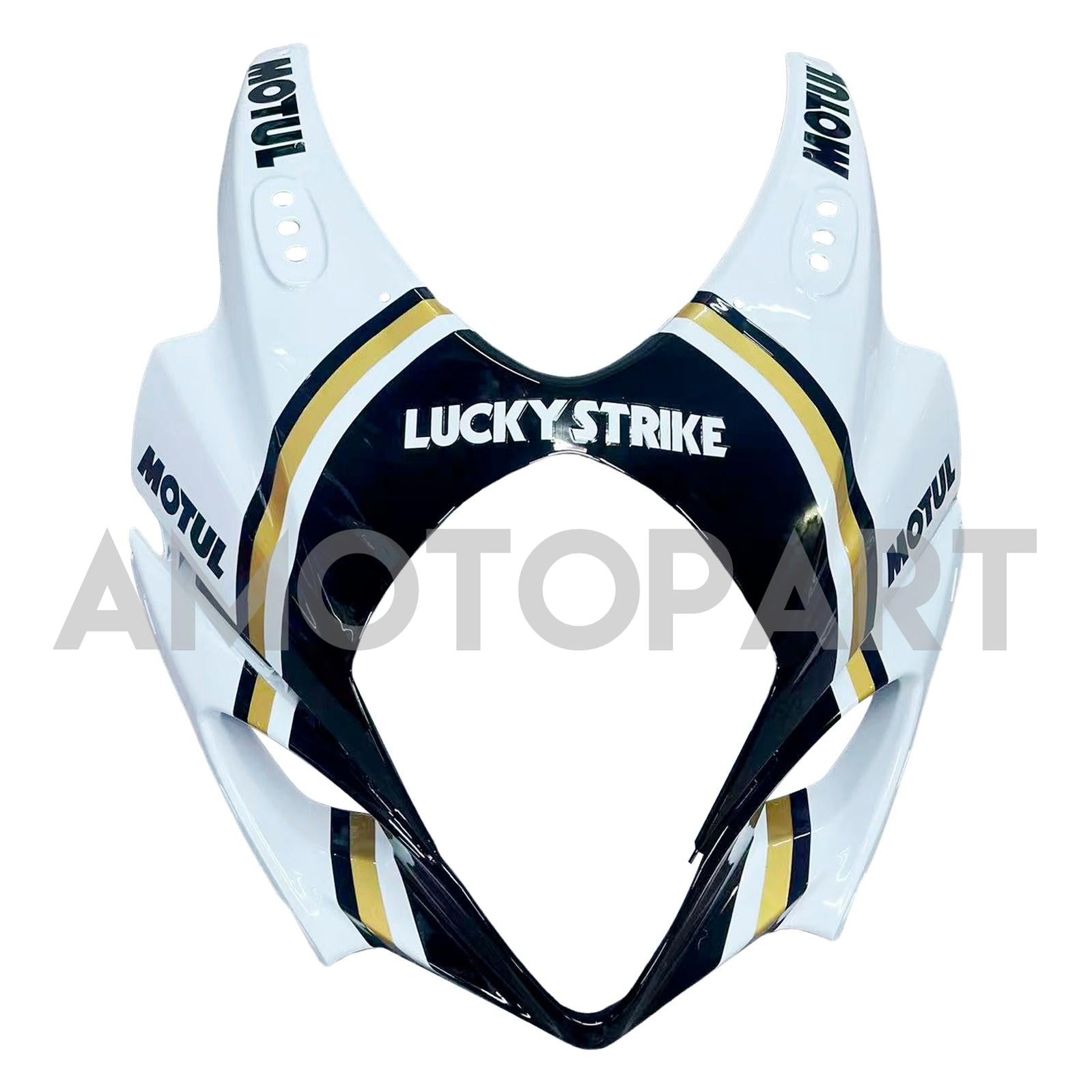 Amotopart 2007-2008 Suzuki GSXR1000 White Black Fairing Kit