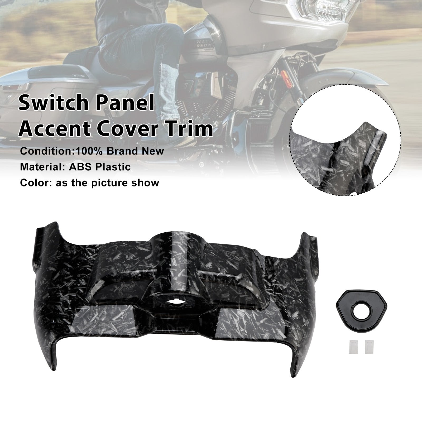 Touring Electra Street Glide 2023-2025 Switch Panel Accent Cover Trim